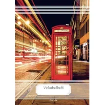 CreateSpace Vokabelheft DIN A4: 70 Seiten liniert, 3 Spalten, Lineatur 54 - London Phone Box (Motiv Vokabelhefte, Band 47)