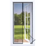 EasyMaxx Insektenschutz-Tür 100 x 210 cm Schwarz