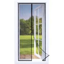 EasyMaxx Insektenschutz-Tür 100 x 210 cm Schwarz