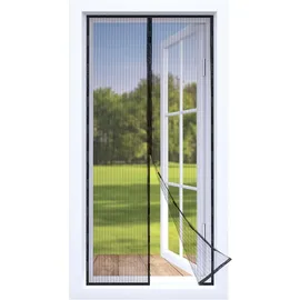 EasyMaxx Insektenschutz-Tür 100 x 210 cm Schwarz