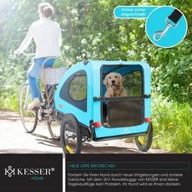 Kesser Hundeanhänger Boxer 2-in-1 blau