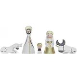 Rico Design Porzellan Krippen-Figuren Set 5 teilig