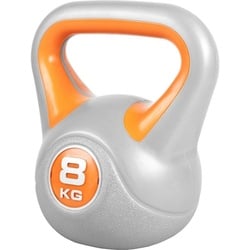 GORILLA SPORTS Kettlebell Kettlebell Stylish Kunststoff 8 kg grau|orange