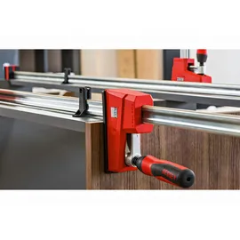 Bessey Korpuszwinge Stahl 1250 mm Silber/Rot