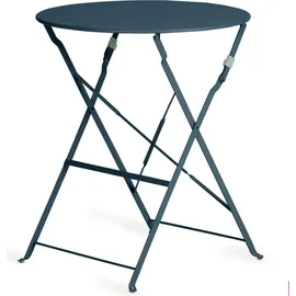 Vanage Bistro Set Balkon Balkonmöbel klappbar Set 3-teilig dunkelblau, versch. Farben