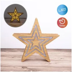 Näve LED-Weihnachtsdeko Stern H: 33 cm