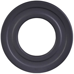 Firefix Rosette, Ø 100 mm, 1-St., starr, für Pelletofenrohr schwarz