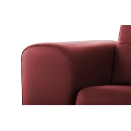 Stressless Eckcouch Leder 2-Sitzer Rot