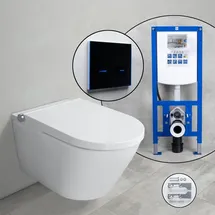 Evineo ineo3 ECO soft Dusch-WC mit WC-Sitz Weiß