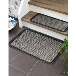 ASTRA Border Star Türmatte, 40 x 60 cm 0485015002042 , Farbe: silber