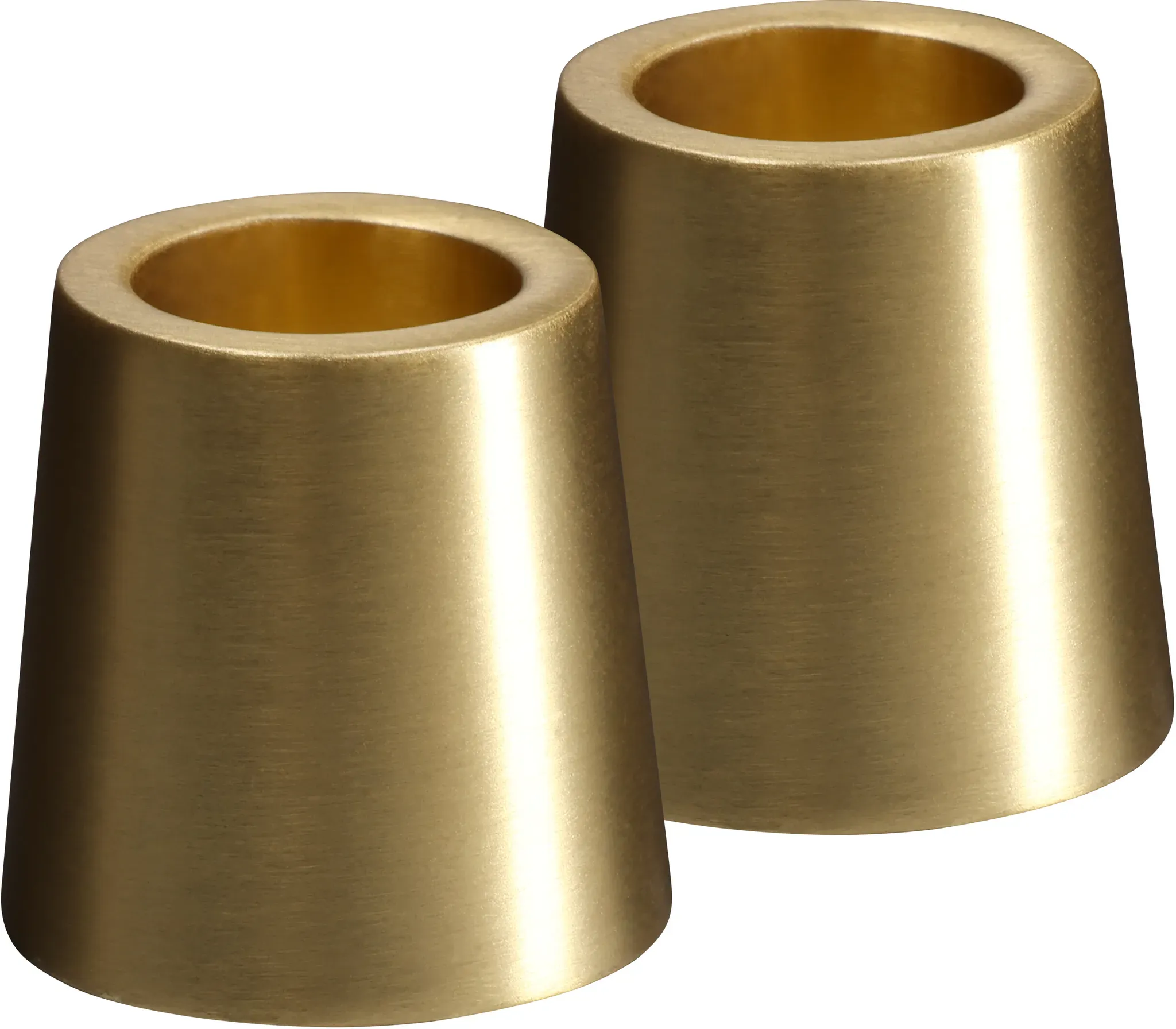 Uyuni Tafelkerzenhalter Light Mini matte brass 2 Stück