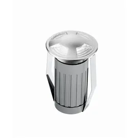 Fabas Luce LED Bodeneinbauleuchte 70 mm Edelstahl IP67 2,8 W warmweiß