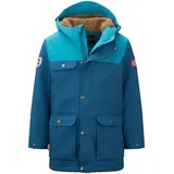 Trollkids Gudvangen Jacke - Madeira Blue / Dark Marine / Almond - 152 cm