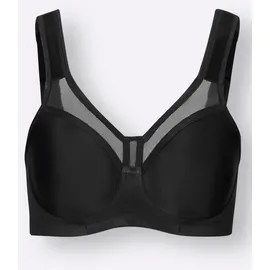 MISS MARY Sweet Senses Wireless Bra BH schwarz, D, 95, Damen,