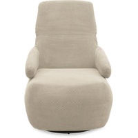 Domo Collection Sessel »700015 mit Rückenverstellung und Drehfunktion«, beige