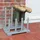 Esschert Design Stiefelhalter 42 x 42 x 26 cm grau / grau