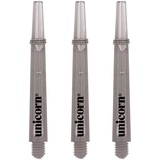 Unicorn Information System Unicorn Gripper3 Mirage-Shaft, geformte Schäfte – schwarz, mittel, kleines Gewinde, Transparenter Rauch, Medium 44.2 mm