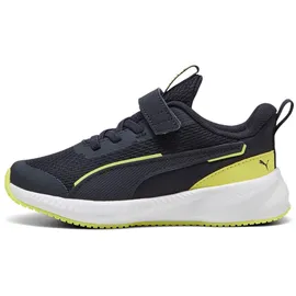 Puma Flyer 3 AC+ PS Sneaker, New Navy-Lemon Sherbert White, 31 EU