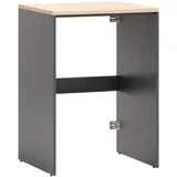 Schildmeyer Solea anthrazit Eiche, hell Nachbildung B/H/T: ca. 67.1x96x60 cm - schwarz