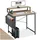 Tectake tectake® Schreibtisch, Industrial Style, mit Monitorständer und Aufbewahrungstasche, 80 x 55 x 90 cm