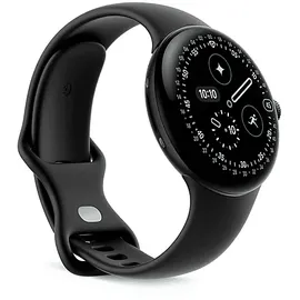 Google Pixel Watch 4 45 mm LTE Aluminiumgehäuse Matte Black/Sportarmband Obsidian
