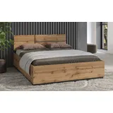 Home Affaire Bettgestell »Cross, moderner Bettrahmen«, Doppelbett in zwei Grössen, stabiles Bettgestell, braun