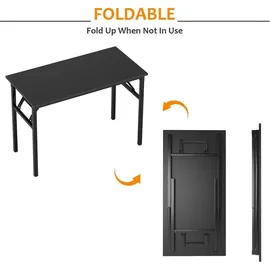 luxuskollektion Büroschreibtisch 80x40x75cm Schwarz