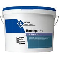 SIGMA HOUSEPAINT 12.5 LTR WEISS Reinacrylat-Fassadenfarbe silikonharzmodifiziert