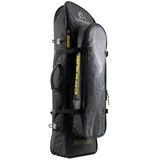 Cressi Piovra Dry Fins Backpack - Rucksack/Tasche mit Wasser abweisender Behandlung für Langflossen und Ausrüstung Angel/Apnoe, XL, Schwarz/Gelb, Unisex