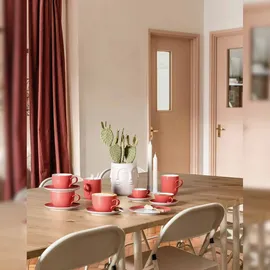 SELTMANN WEIDEN Teeuntertasse 0,13 l Rot 6 St.