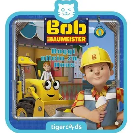 Tiger Media tigercard Bob der Baumeister Baggi allein zu Haus