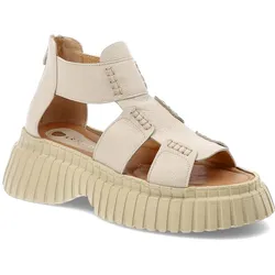 Beige Sandalen Armodo Reißverschluss-Schuhe, 36