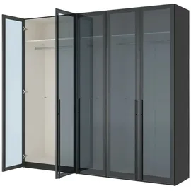 Dreamer eXpress Drehtürenschrank Dreamer 252,8 x 236 x 58 cm Schwarz