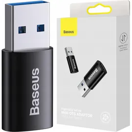 Baseus USB-A auf USB-C Adapter 1,0 m Schwarz