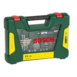 Bosch V-Line TiN-Bohrer- und Bit Set 91-tlg. 2607017195