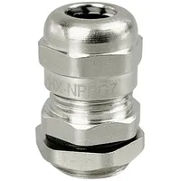 TRU Components TC-10302868 Kabelverschraubung PG7 Messing (vernickelt) Metall