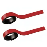 Maul Magnetstreifen 0,5 cm x 1 m Rot 2 St.