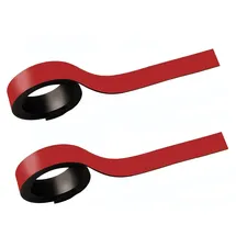 Maul Magnetstreifen 0,5 cm x 1 m Rot 2 St.