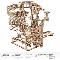 UGEARS Kettenbahn Murmelbahn Modellbau 3D Holz Puzzle Bausatz 70156
