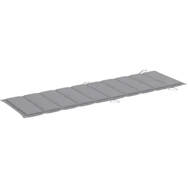 vidaXL Sonnenliegen 2 Stk. mit Tisch und Auflagen Massivholz Akazie