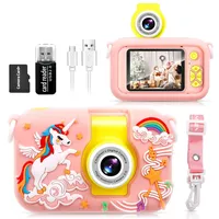 ARNSSIEN Digitalkamera für 3-12 Jahre alte Jungen/Mädchen mit 180° Flip-Objektiv, 2,4" Kinder Selfie Digitalkamera für Kleinkinder mit Video, Weihnachten Geburtstag Festival Geschenke für Kinder,X101