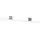 Duravit Sivida 125x65x3,6mm, we. hgl, montiert, chrom