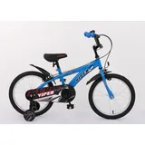 T&Y Trade 18 Zoll Fahrrad Kinder Jungen Mädchen Kinderfahrrad Rad Bike VPER BLAU - Rot