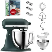 KitchenAid Artisan 5KSM185 Onyx Schwarz Nudelwalzenset