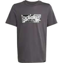 adidas Camo Linear Graphic T-Shirt Jungen JX6867 - grey five 152