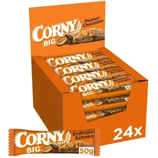 CORNY BIG Peanut-Chocolate Müsliriegel 24 Riegel, 24 St.