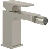 Villeroy & Boch Architectura Square Einhebel-Bidetarmatur Brushed Nickel Matt TVB12500100064