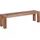 FineBuy Sitzbank Leon Braun 160 x 40 x 48 cm