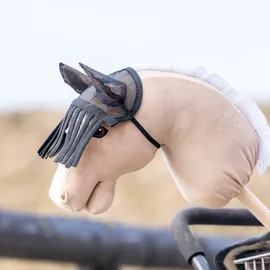 my hobby horse Fliegenhaube mit Fransen für Steckenpferde Schwarz