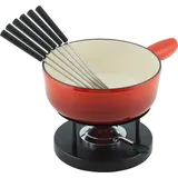 Kuhn Rikon Käsefondueset, Fondue Set, Rot